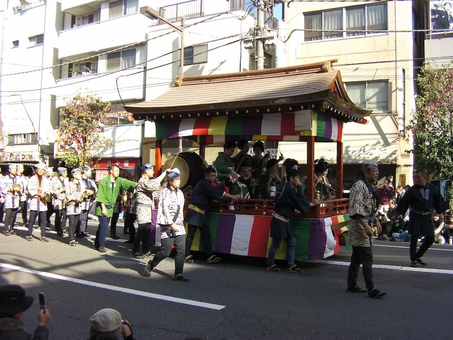 image d'un char de matsuri