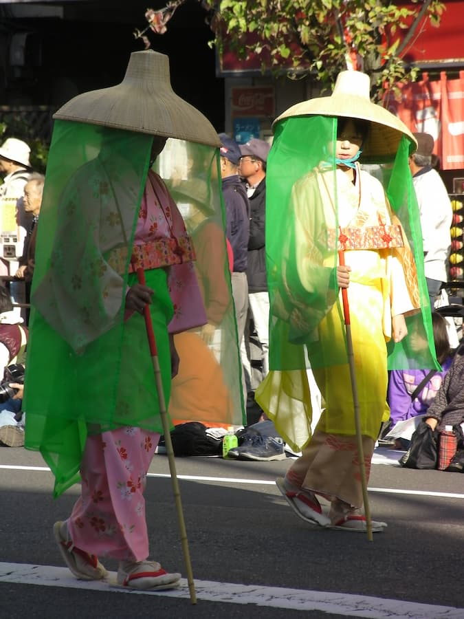 danseuses au matsuri d'Osaka